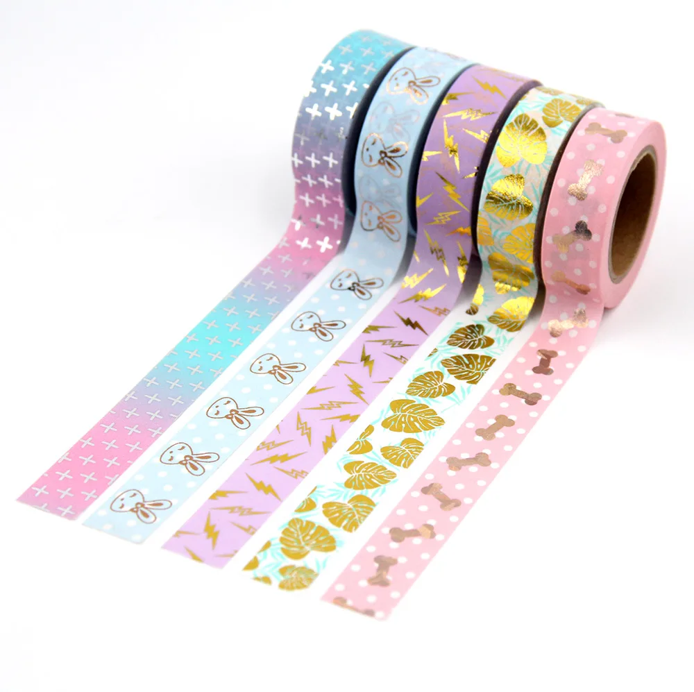 1X Foil Washi Tape 15mm*10m colorful Scrapbooking Tools Cute Adhesiva Decorativa Japanese Stationery Washi Tapes
1X Foil Washi Tape 15mm*10m colorful Scrapbooking Tools Cute Adhesiva Decorativa Japanese Stationery Washi Tapes