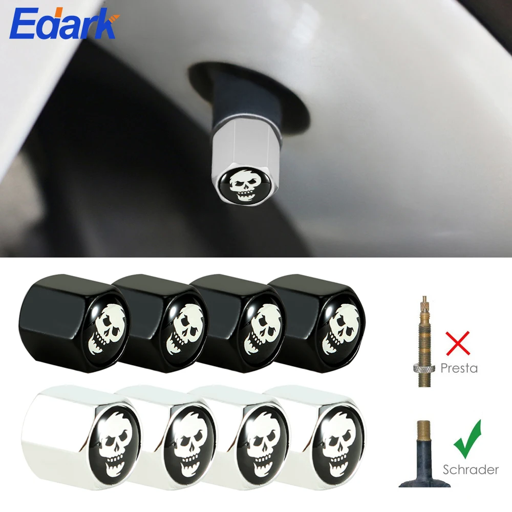 4Pcs/Set Car Styling Zinc Alloy Smiley Skeleton Style Car Tire Valve Caps Wheel Tires Tire Stem Air Cap Airtight Covers for Auto
4Pcs/Set Car Styling Zinc Alloy Smiley Skeleton Style Car Tire Valve Caps Wheel Tires Tire Stem Air Cap Airtight Covers for Auto