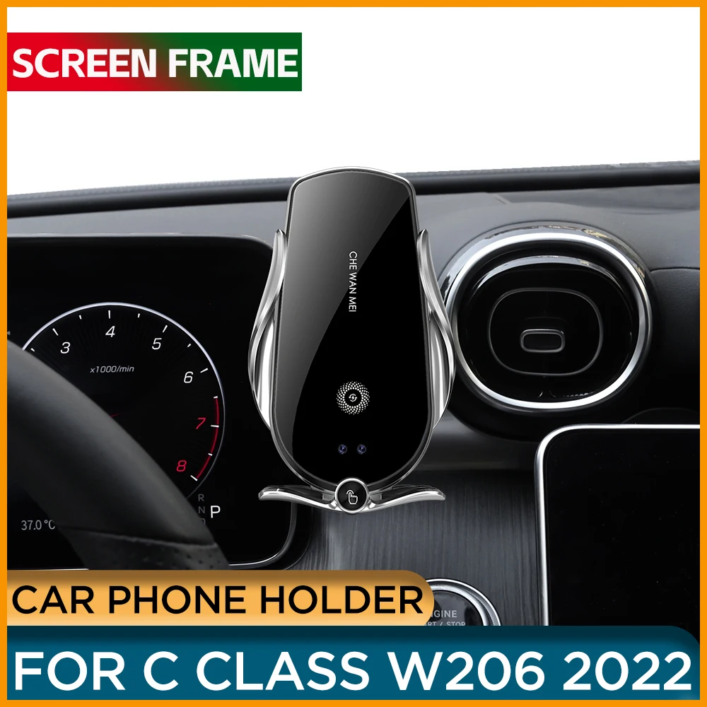 Рамка для телефона Navi для Mercedes Benz C Class W206 2022, автомобильный держатель для экрана телефона, подставка для Mercedes Benz C CLASS W206 
Рамка для телефона Navi для Mercedes Benz C Class W206 2022, автомобильный держатель для экрана телефона, подставка для Mercedes Benz C CLASS W206