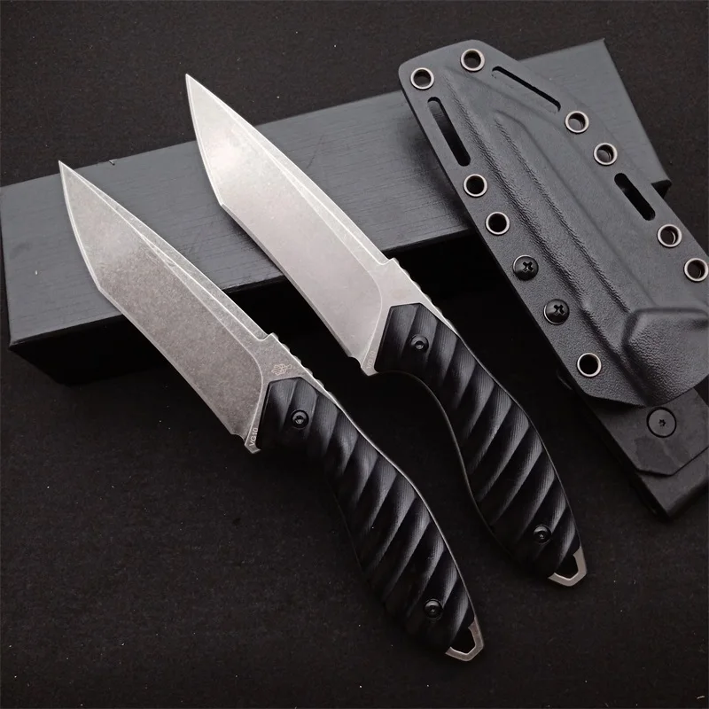 Miller Bros.BIsdes Fruit Knife VG10 Steel Blade 60HRC Hardness Black G10 Handle Outdoor Camping Self Defense Knife with Sheath
Miller Bros.BIsdes Fruit Knife VG10 Steel Blade 60HRC Hardness Black G10 Handle Outdoor Camping Self Defense Knife with Sheath
