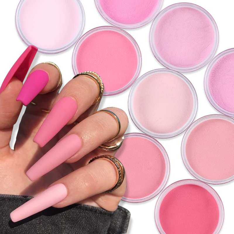 RIKONKA 9Box/Set Pink Series Acrylic Powder Nails Art Extended 3D Engraving Design Manicure Decor Nail Crystal Pro Pigment Kit
RIKONKA 9Box/Set Pink Series Acrylic Powder Nails Art Extended 3D Engraving Design Manicure Decor Nail Crystal Pro Pigment Kit