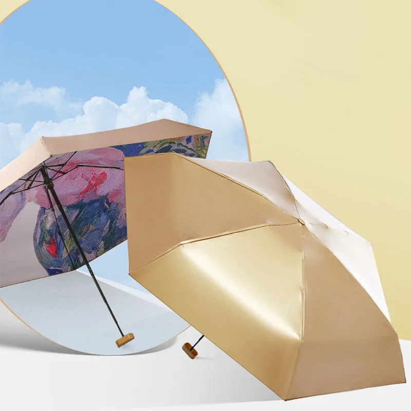 Creative Mini Umbrella Sun Rain Umbrella 2022 Luxury Guarda Chuva De Bolsa Feminino Parasol Paraguas Paraplu Chuva 210T UPF 50+
Creative Mini Umbrella Sun Rain Umbrella 2022 Luxury Guarda Chuva De Bolsa Feminino Parasol Paraguas Paraplu Chuva 210T UPF 50+