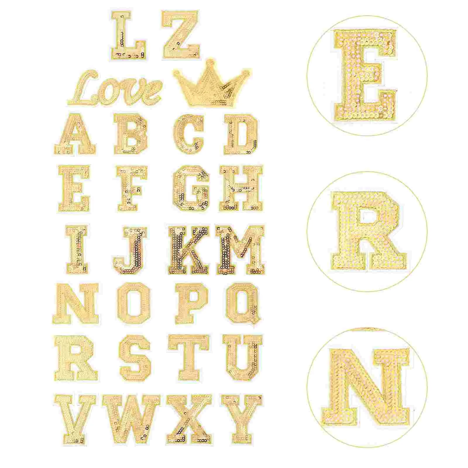 Embroidered Letters Appliques Alphabet Patches Iron Decals Clothing Clothes Accessories
Embroidered Letters Appliques Alphabet Patches Iron Decals Clothing Clothes Accessories