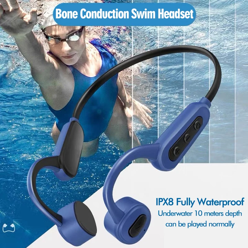 TWS-наушники с костной проводимостью IPX8, водонепроницаемые наушники для плавания и бега, наушники-вкладыши с картой памяти 16 Гб, ушным крючко...
TWS-наушники с костной проводимостью IPX8, водонепроницаемые наушники для плавания и бега, наушники-вкладыши с картой памяти 16 Гб, ушным крючко...