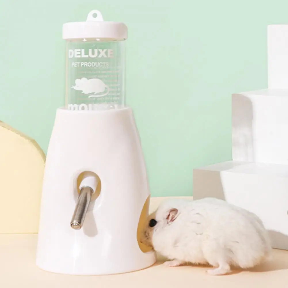 80ml Hamster Water Bottle Stable Feeding Prevent Tipping Smooth Watering Hamster Water Bottle for Home Use
80ml Hamster Water Bottle Stable Feeding Prevent Tipping Smooth Watering Hamster Water Bottle for Home Use
