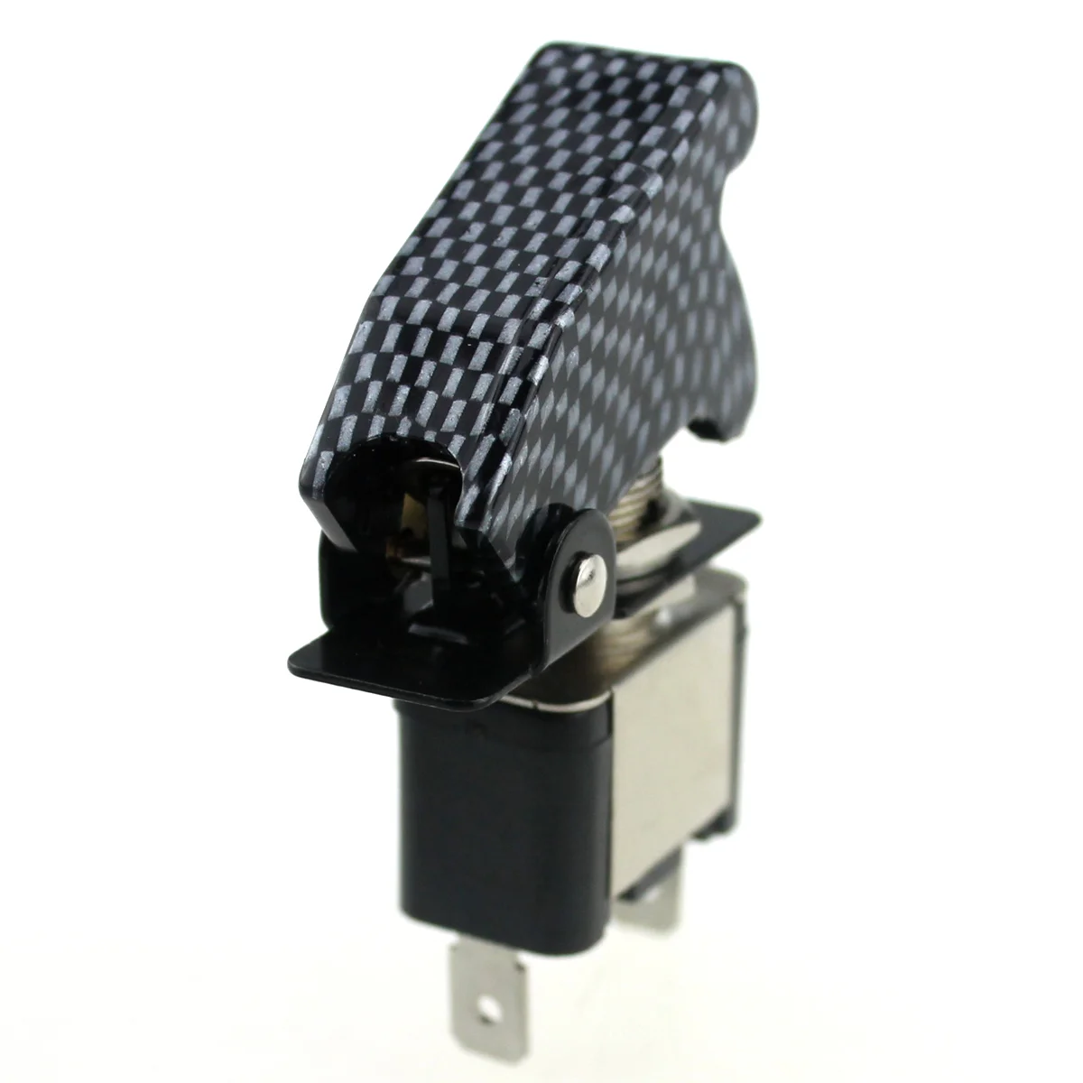 12V 20A Toggle Ignition Switch with Aviation Cover Indicator Light for Motor Vehicles Racing Ships Yachts (Black)
12V 20A Toggle Ignition Switch with Aviation Cover Indicator Light for Motor Vehicles Racing Ships Yachts (Black)