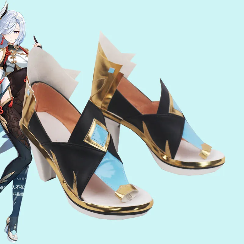 Shenhe Cosplay Shoes Genshin Impact Game Custom Made Boots Halloween Shoes Party Carnival Cosplay Prop Role Play Accessory
Shenhe Cosplay Shoes Genshin Impact Game Custom Made Boots Halloween Shoes Party Carnival Cosplay Prop Role Play Accessory