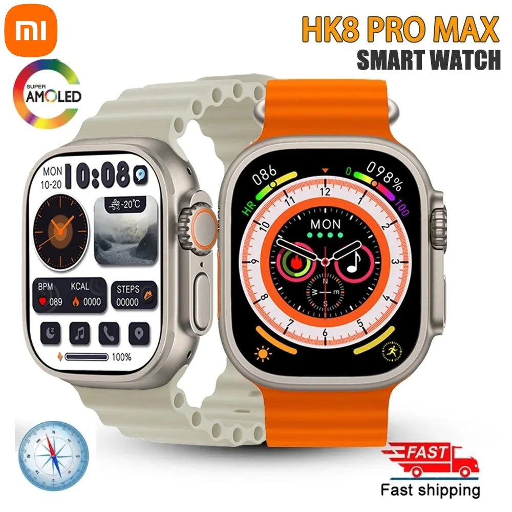 Смарт-часы Xiaomi HK8 Pro Max для мужчин и женщин, умные часы серии 8, 49 мм, 2,12 дюйма, AMOLED экран, фотографический компас, умные часы IWO для Apple 2023
Смарт-часы Xiaomi HK8 Pro Max для мужчин и женщин, умные часы серии 8, 49 мм, 2,12 дюйма, AMOLED экран, фотографический компас, умные часы IWO для Apple 2023