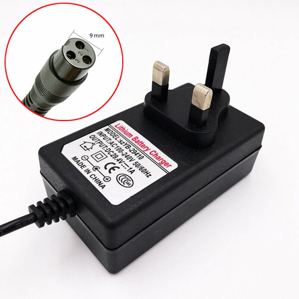 Electric Scooter Charger For Balancing Scooter Lithium Battery 1A 29.4V ABS AC 100-240V Assembly Charger Adapter
Electric Scooter Charger For Balancing Scooter Lithium Battery 1A 29.4V ABS AC 100-240V Assembly Charger Adapter