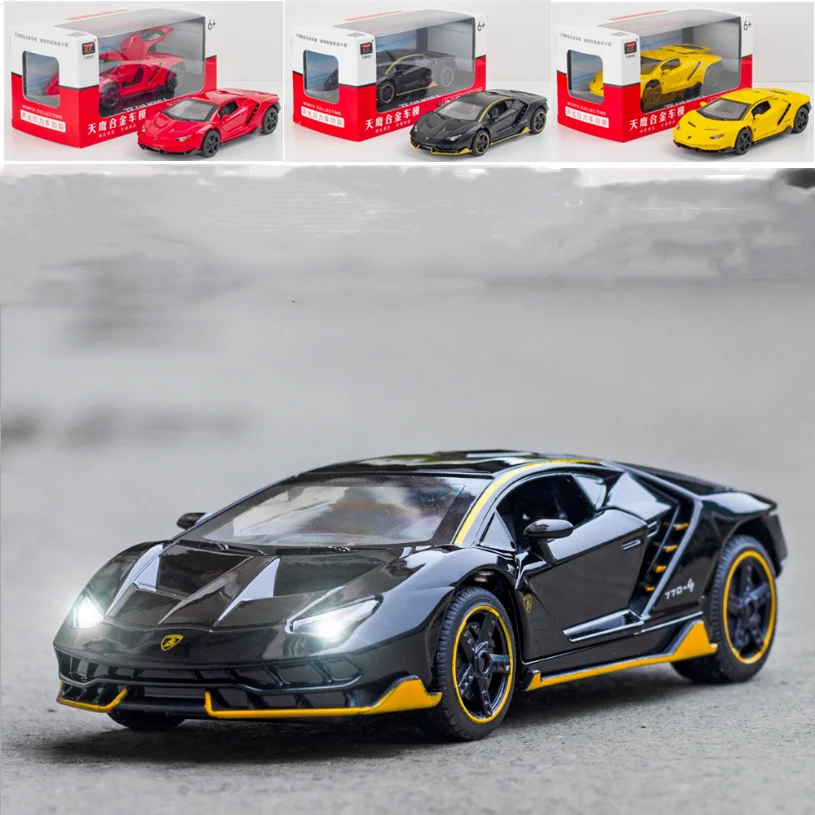 1:32 Lamborghinis LP770-4, модель автомобиля из сплава, со звуком и светильник Том, коллекция литые автомобили, автомобильные игрушки для детей
1:32 Lamborghinis LP770-4, модель автомобиля из сплава, со звуком и светильник Том, коллекция литые автомобили, автомобильные игрушки для детей