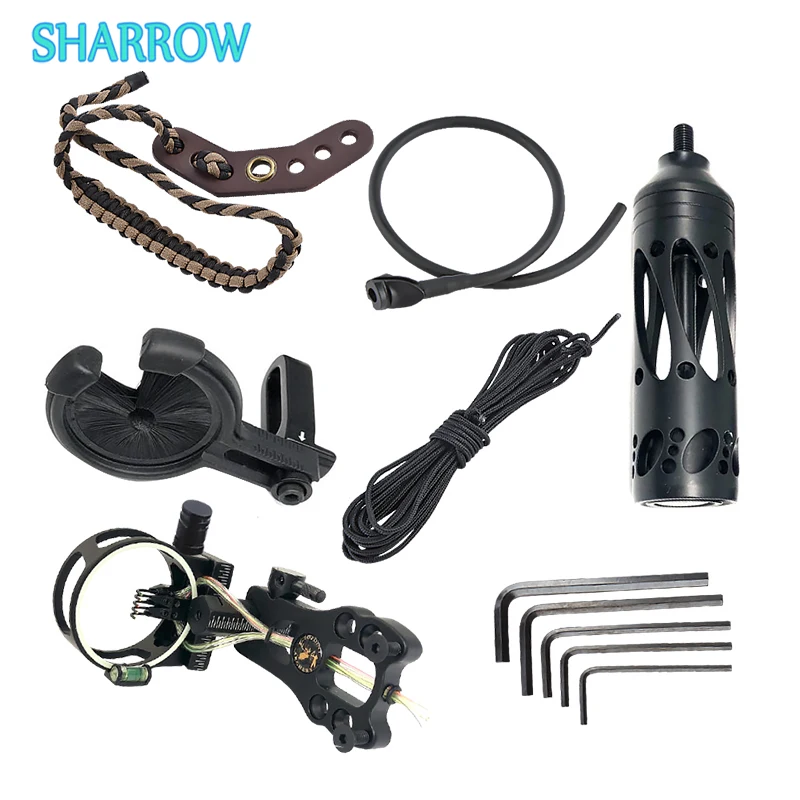 Compound Bow Sight Kits Archery Bow Accessories Arrow Rest Stabilizer for Outdoor Sports Hunting Training Shooting Targeting
Compound Bow Sight Kits Archery Bow Accessories Arrow Rest Stabilizer for Outdoor Sports Hunting Training Shooting Targeting