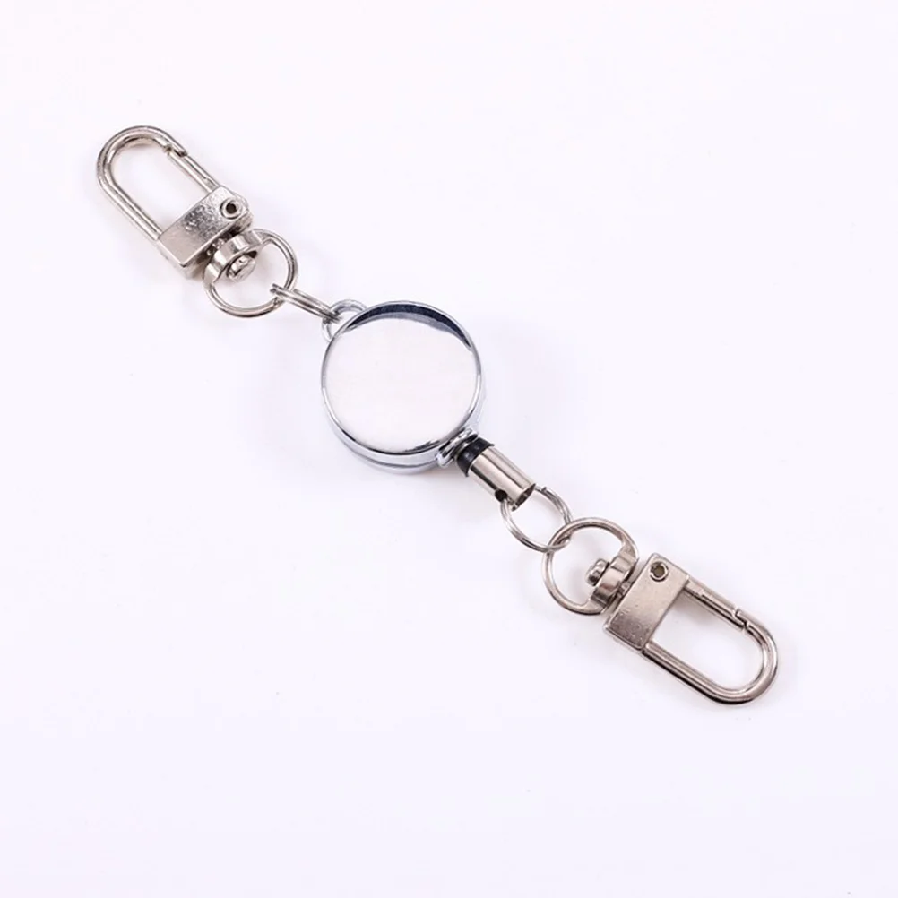 2 Pcs Easy-to-pull Key Ring Retractable Keychain Holder Camping Accessories Heavy Duty Badge Wrist Lanyard Small Id
2 Pcs Easy-to-pull Key Ring Retractable Keychain Holder Camping Accessories Heavy Duty Badge Wrist Lanyard Small Id