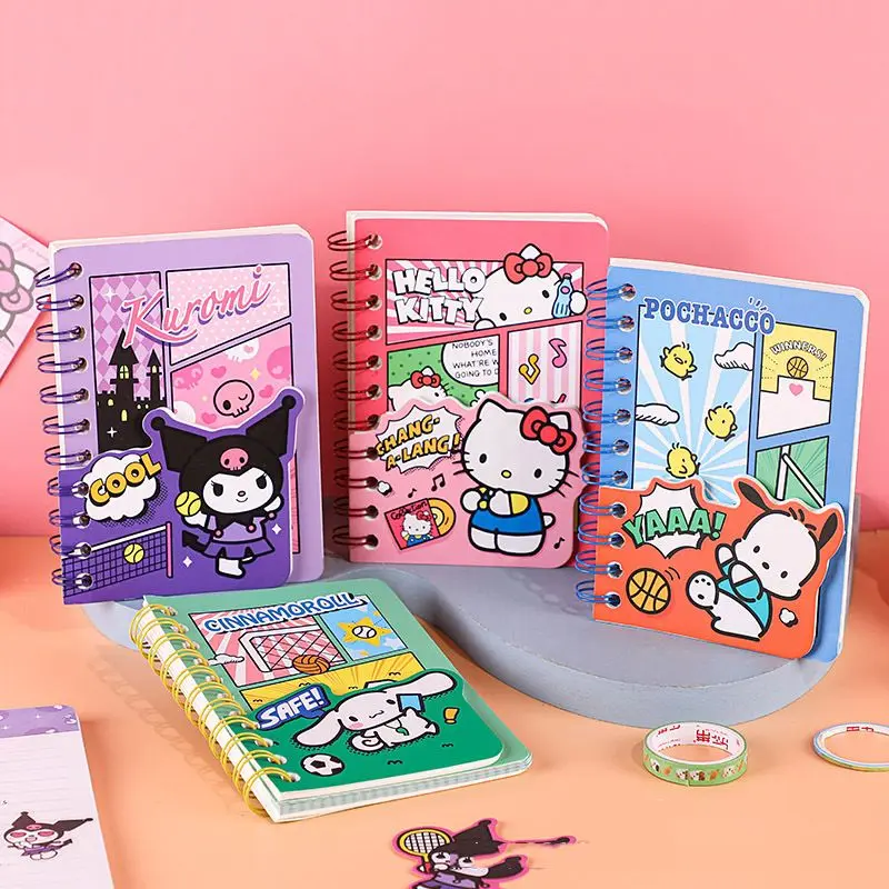 A6 Kawaii Spiral Notebook Sanrio Hello Kitty Cinnamoroll Anime School Supplies Diary Notepad Students Study Stationery
A6 Kawaii Spiral Notebook Sanrio Hello Kitty Cinnamoroll Anime School Supplies Diary Notepad Students Study Stationery