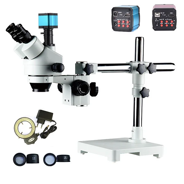 

3.5X -90X Trinocular Zoom Stereo Microscope for PCB Mobil Inspection
