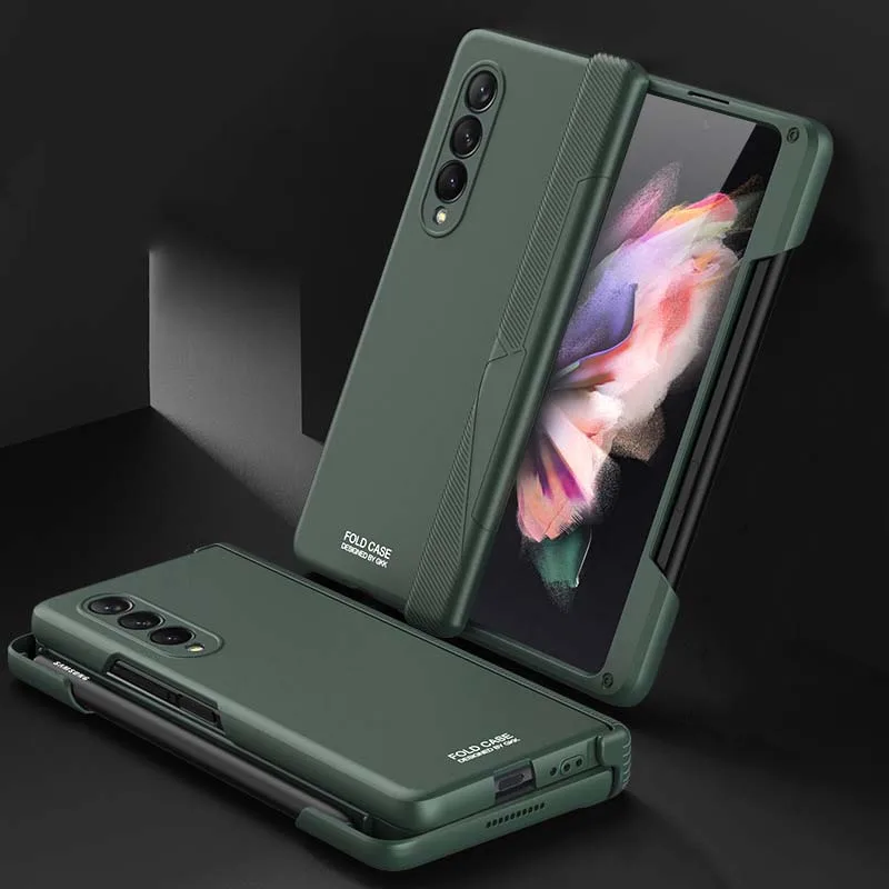 Full Coverage Magnetic Hinge Case for Samsung Galaxy Z Fold 3 5G Case With Pen Holder for Samsung Z Fold3 Case Without Pen
Full Coverage Magnetic Hinge Case for Samsung Galaxy Z Fold 3 5G Case With Pen Holder for Samsung Z Fold3 Case Without Pen