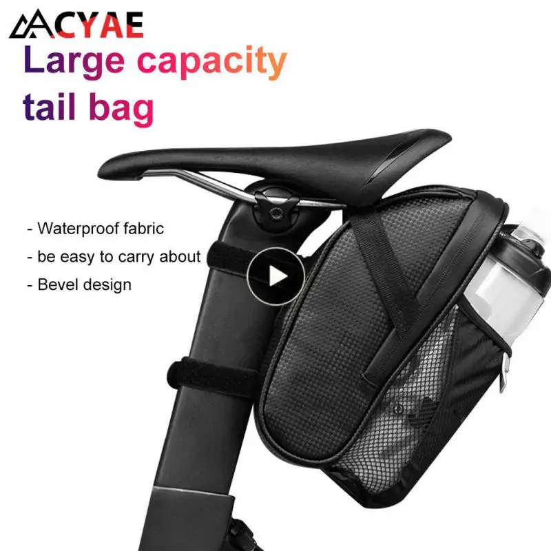 Black Reflective Strip Bike Package Double-head Zipper Saddle Package Oblique Angl Waterproof Water Bottle Bag Cycling Equipment
Black Reflective Strip Bike Package Double-head Zipper Saddle Package Oblique Angl Waterproof Water Bottle Bag Cycling Equipment