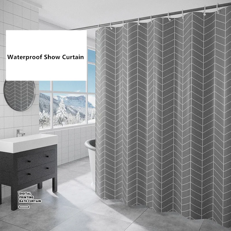 Polyester Bathroom Shower Curtain waterproof Bath Curtains For Bathroom Bathtub Bathing Cover
Polyester Bathroom Shower Curtain waterproof Bath Curtains For Bathroom Bathtub Bathing Cover