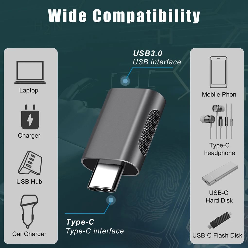 Type C to USB 3.0 Adapter Type-C Adapter OTG Cable Power Adapters Plug Wear-resistant Converter for Phone PC
Type C to USB 3.0 Adapter Type-C Adapter OTG Cable Power Adapters Plug Wear-resistant Converter for Phone PC