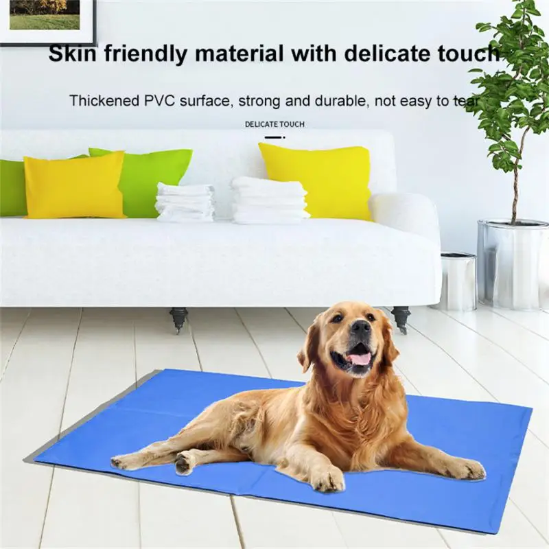 Pet Summer Blanket Dirt Repellent Pvc Wear-resistant Summer Dog Cool Pad Comfortable Polyester Cat Cool Pad Pet Supplies
Pet Summer Blanket Dirt Repellent Pvc Wear-resistant Summer Dog Cool Pad Comfortable Polyester Cat Cool Pad Pet Supplies