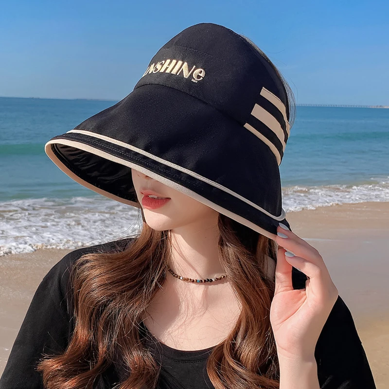 Spring Summer Fisherman Hats for Women Letter Striped Sun Protection Travel Visor Hat Casual Large Brim Bucket Hat for Women
Spring Summer Fisherman Hats for Women Letter Striped Sun Protection Travel Visor Hat Casual Large Brim Bucket Hat for Women