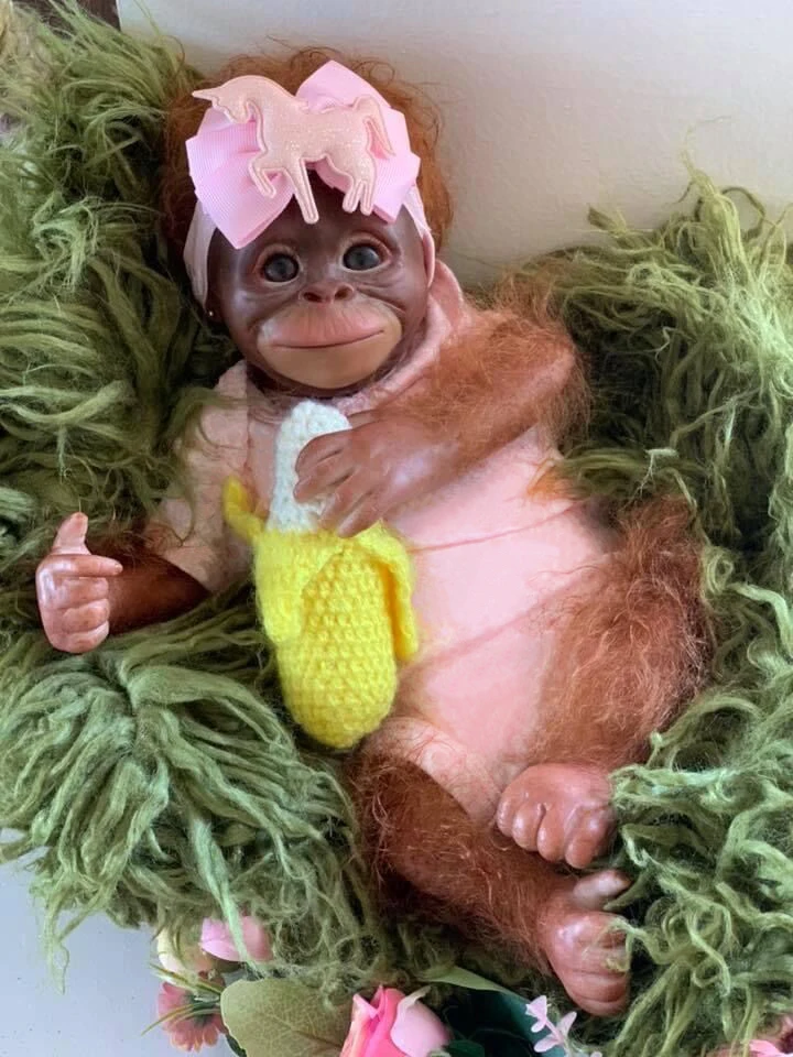 Кукла реборн обезьянка малыш Orangutans Реалистичная мягкая на ощупь мягкая кукла коллекционное Искусство Подарки для взрослых 45 см
Кукла реборн обезьянка малыш Orangutans Реалистичная мягкая на ощупь мягкая кукла коллекционное Искусство Подарки для взрослых 45 см