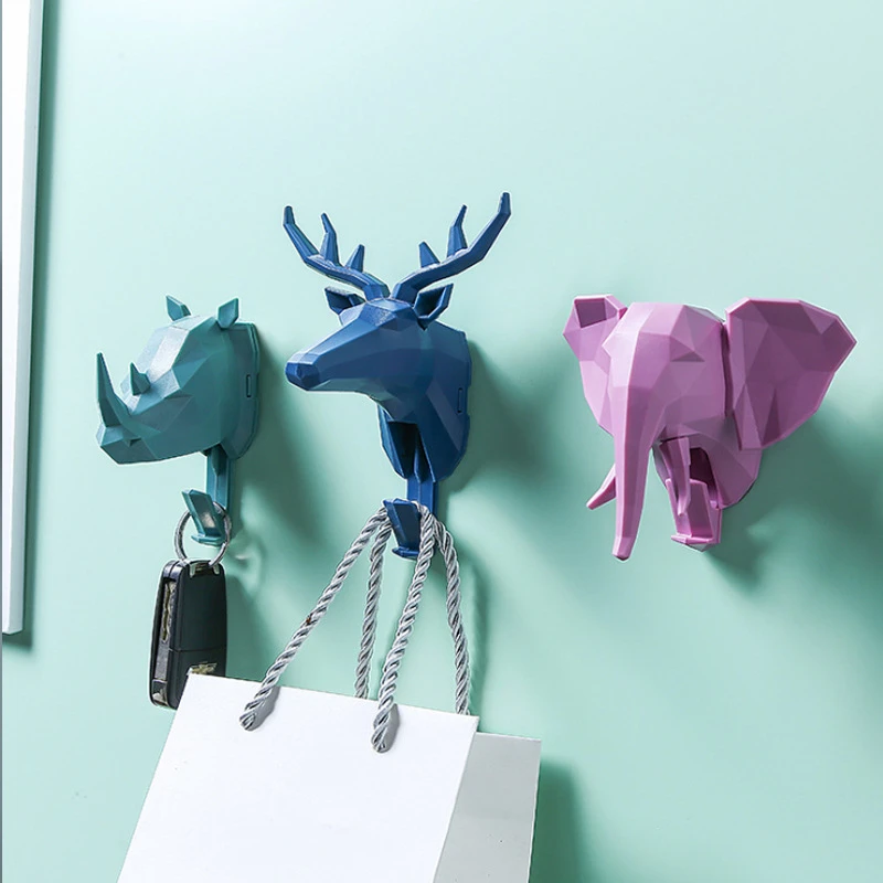 Home Decor 3D Antlers Horse Elephant Hooks Household Decorative Animal Style Wall Coat Keys Holder Clothes Storage Hooks
Home Decor 3D Antlers Horse Elephant Hooks Household Decorative Animal Style Wall Coat Keys Holder Clothes Storage Hooks