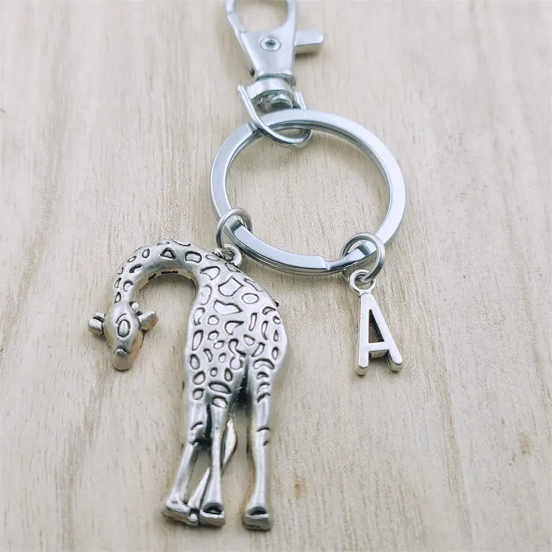 New Giraffe Europe Keyring Letter Car Key Chain Ring Lobster Clasp Initial Charm Women Jewelry Accessories Pendants Metal
New Giraffe Europe Keyring Letter Car Key Chain Ring Lobster Clasp Initial Charm Women Jewelry Accessories Pendants Metal