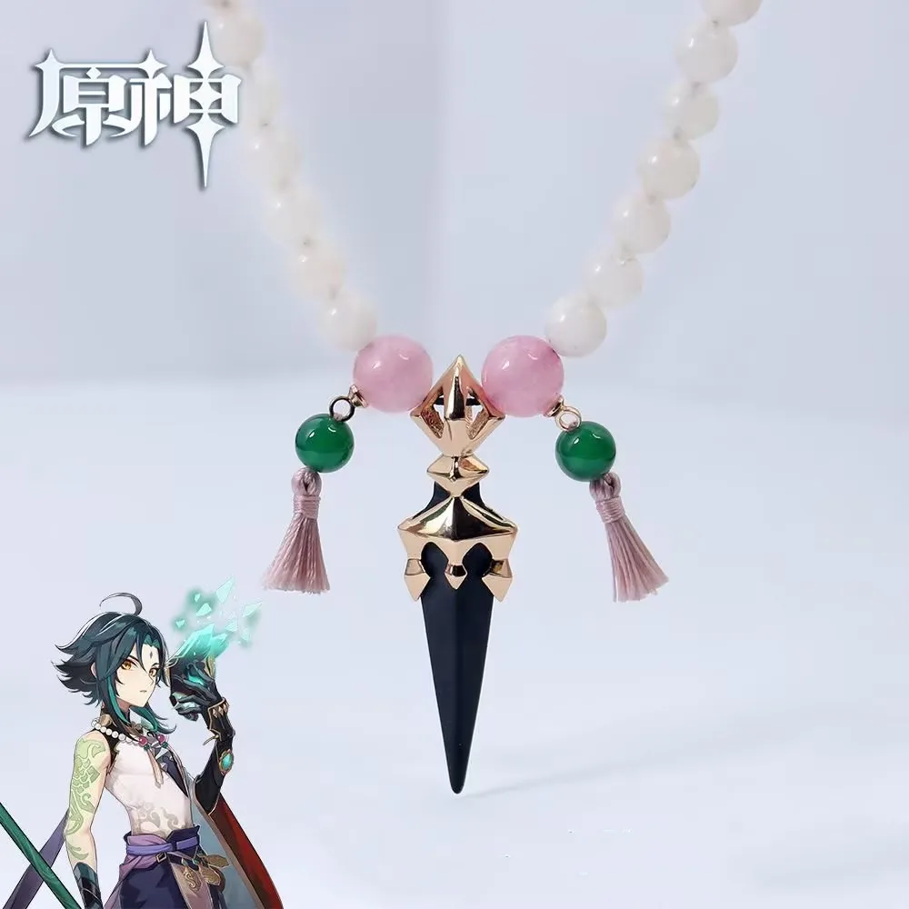 Game Genshin Impact Necklace Cosplay Xiao Devil Pestle Vigilant Yaksha Mask Pendant Choker Jewelry Accessories Halloween Gift
Game Genshin Impact Necklace Cosplay Xiao Devil Pestle Vigilant Yaksha Mask Pendant Choker Jewelry Accessories Halloween Gift