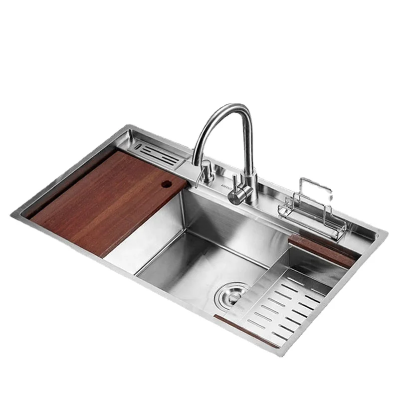 Hot sale 304 stainless steel above counter large single bowl rectangular kitchen sink
Hot sale 304 stainless steel above counter large single bowl rectangular kitchen sink