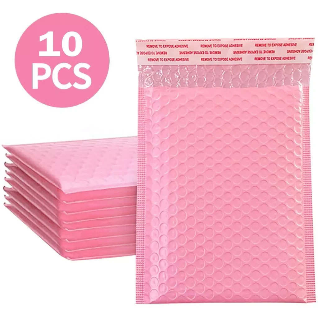 10pcs Bubble Mailers Pink Poly Bubble Mailer Self Seal Padded Envelopes Gift Bags For Book Magazine Lined Mailer Self Seal Pink
10pcs Bubble Mailers Pink Poly Bubble Mailer Self Seal Padded Envelopes Gift Bags For Book Magazine Lined Mailer Self Seal Pink