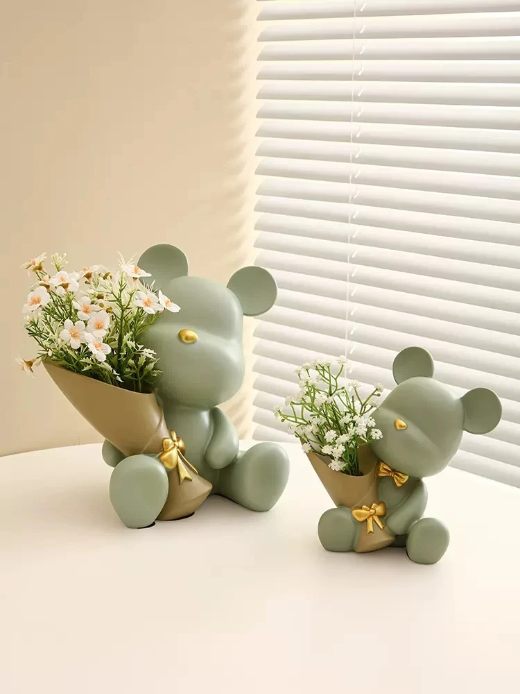 Nordic Creative Bouquet Violence Bear Porch Living Room Home TV Cabinet Desktop Decoration
Nordic Creative Bouquet Violence Bear Porch Living Room Home TV Cabinet Desktop Decoration