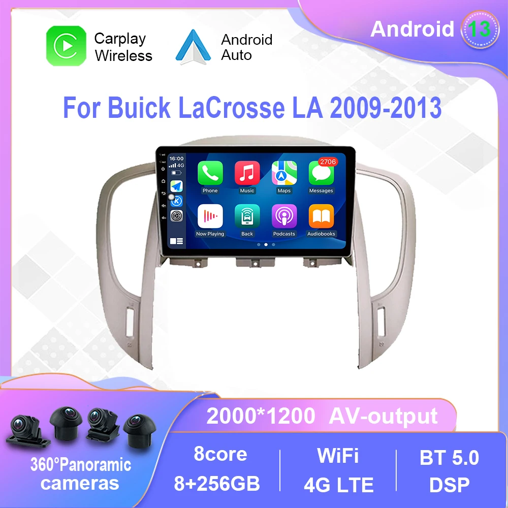 Android 12.0 For Buick LaCrosse LA 2009-2013 Car Radio Multimedia Video Player Navigation stereo GPS Carplay No 2din 2 din dvd
Android 12.0 For Buick LaCrosse LA 2009-2013 Car Radio Multimedia Video Player Navigation stereo GPS Carplay No 2din 2 din dvd