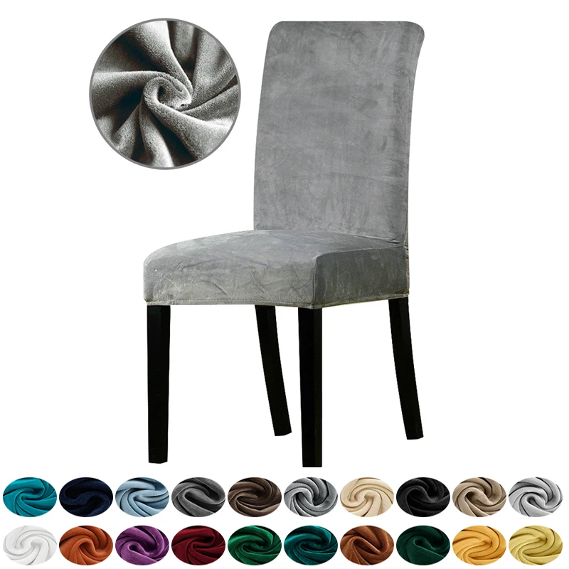 1/2/4/6pcs Velvet Fabric Chair Cover Dining Room Stretch Chair Cover Soft Stretch Chair Slipcover For Wedding Hotel Banquet Home
1/2/4/6pcs Velvet Fabric Chair Cover Dining Room Stretch Chair Cover Soft Stretch Chair Slipcover For Wedding Hotel Banquet Home