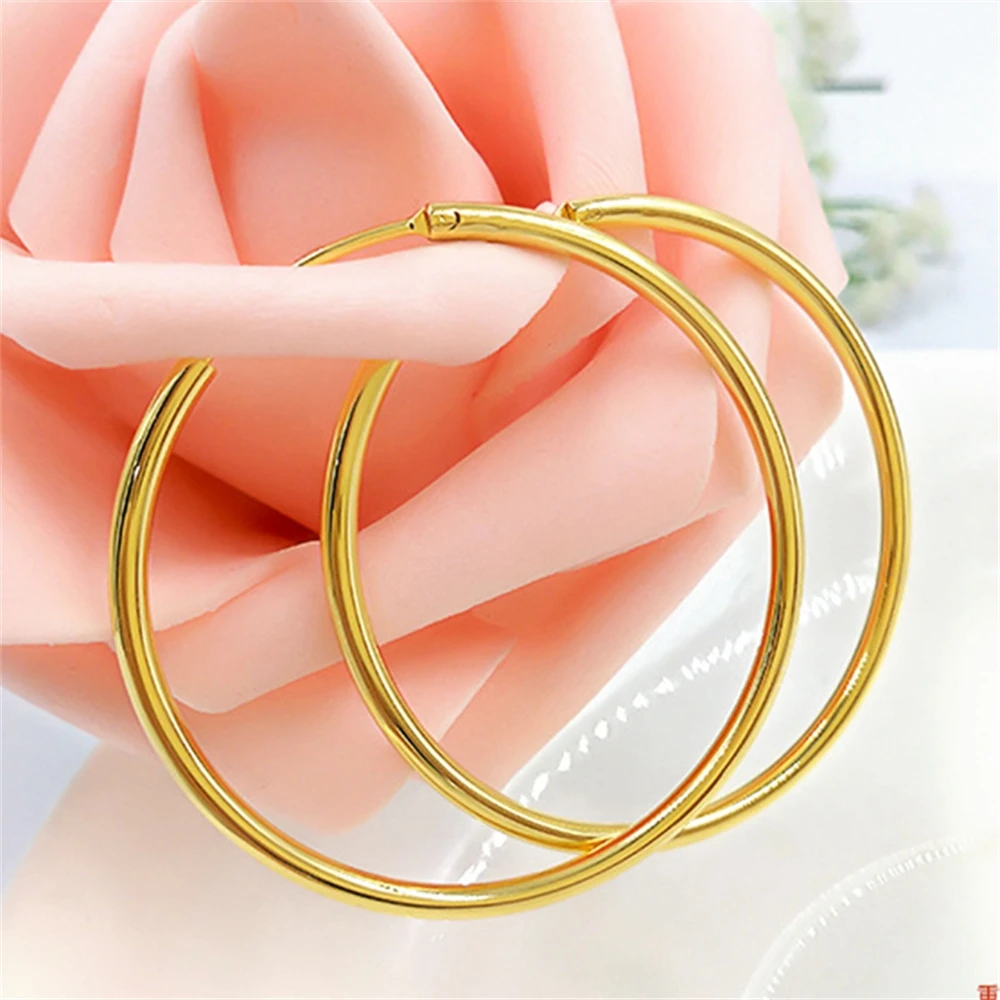 Hoop Earrings For Women Gold Color Smooth Round Circle Ear Cuff 20/30/40mm Brincos Femme Trendy Jewelry Accessories Gifts Bijoux
Hoop Earrings For Women Gold Color Smooth Round Circle Ear Cuff 20/30/40mm Brincos Femme Trendy Jewelry Accessories Gifts Bijoux