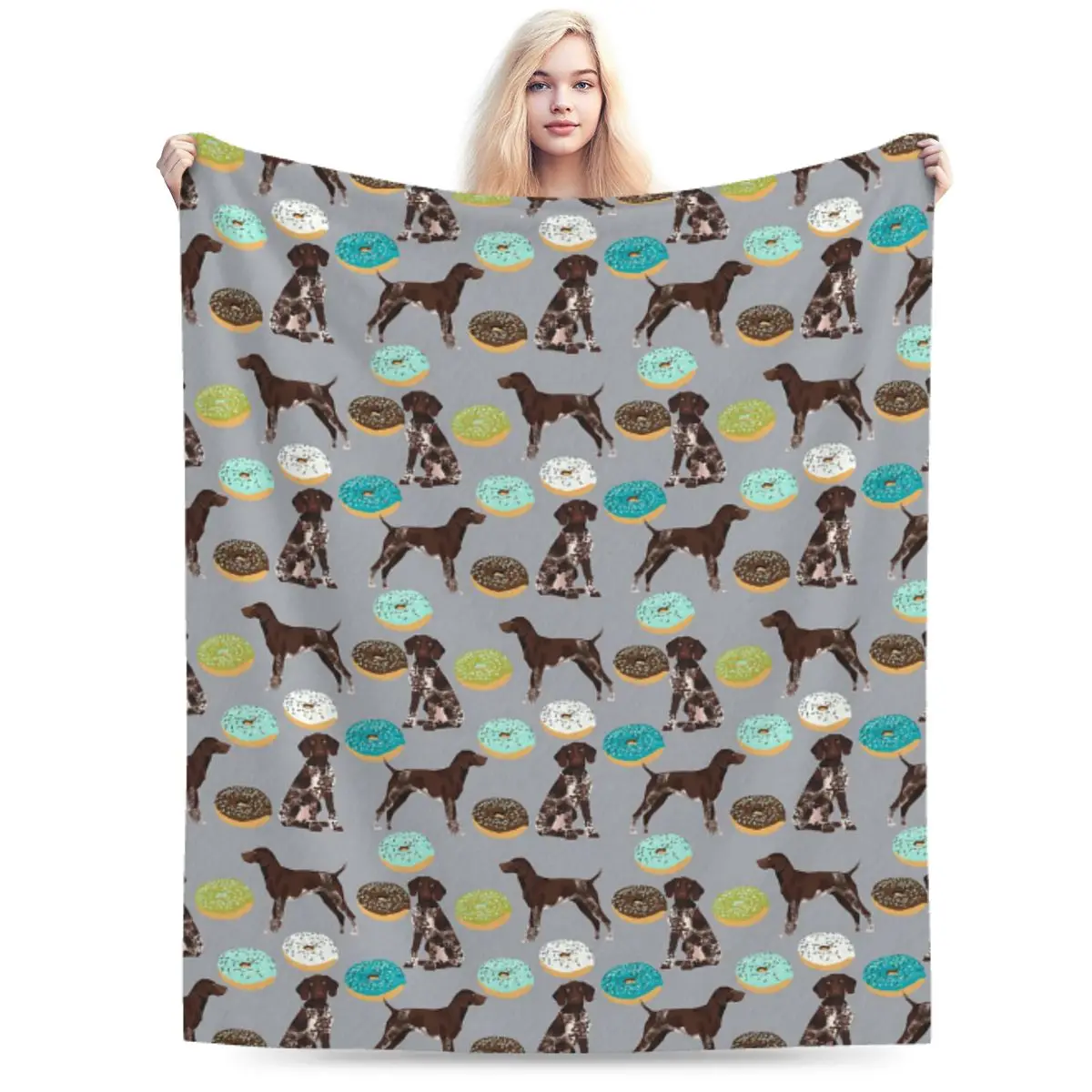 German Shorthair Pointer Dog Soft Flannel Throw Blanket for Couch Bed Sofa Cover Blanket Warm Blankets Travel Blanket
German Shorthair Pointer Dog Soft Flannel Throw Blanket for Couch Bed Sofa Cover Blanket Warm Blankets Travel Blanket