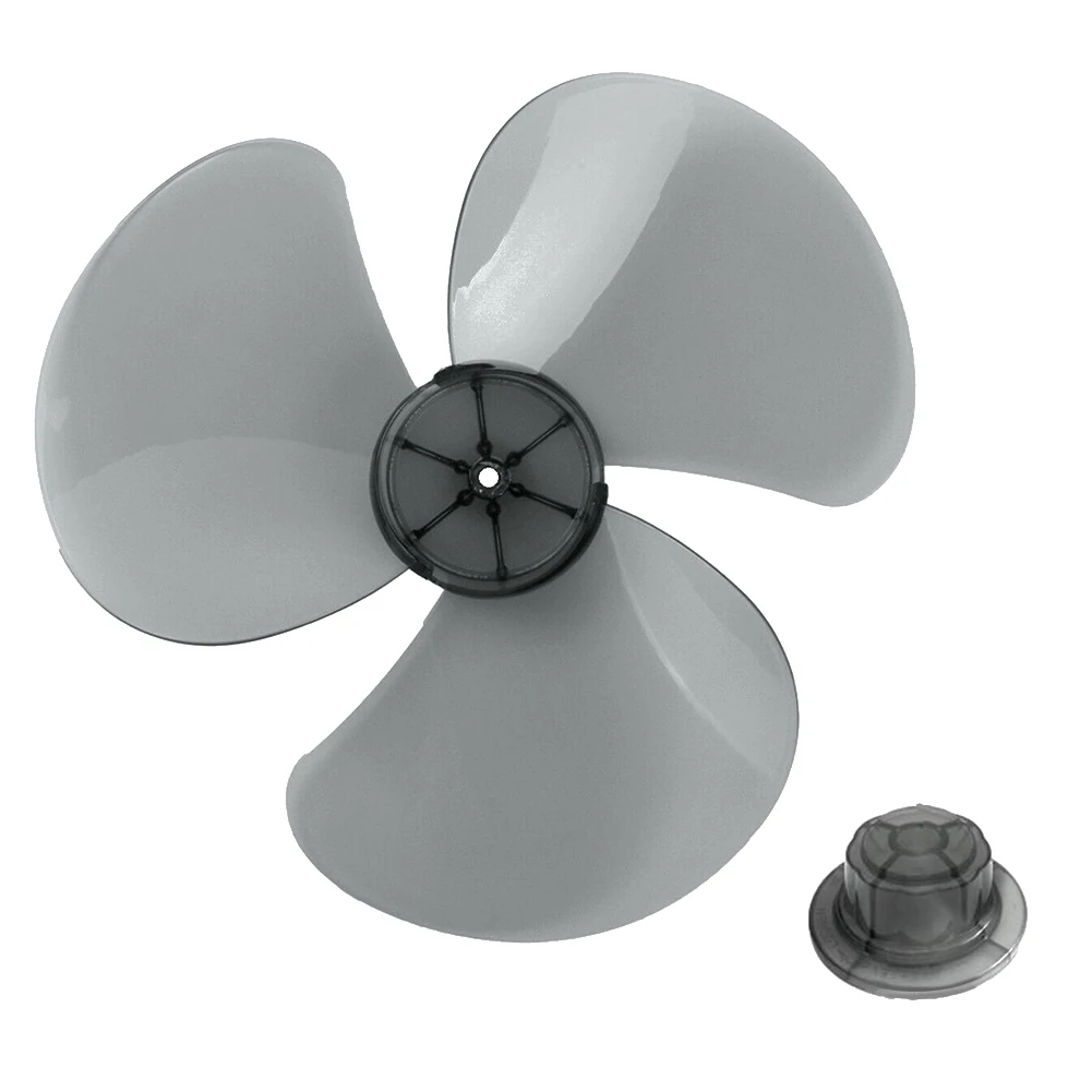

Plastic Fan Fan Blade General Accessories Household With Nut Cover 3 Leaves For Standing Pedestal Fan Plastic Fan Blade