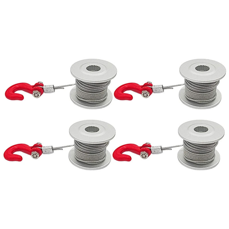 4 шт. 25T рулевая серволебедка барабан колеса для 1/10 RC Гусеничный автомобиль Traxxas TRX4 Axial SCX10 90046 D90 D110 Tamiya 
4 шт. 25T рулевая серволебедка барабан колеса для 1/10 RC Гусеничный автомобиль Traxxas TRX4 Axial SCX10 90046 D90 D110 Tamiya