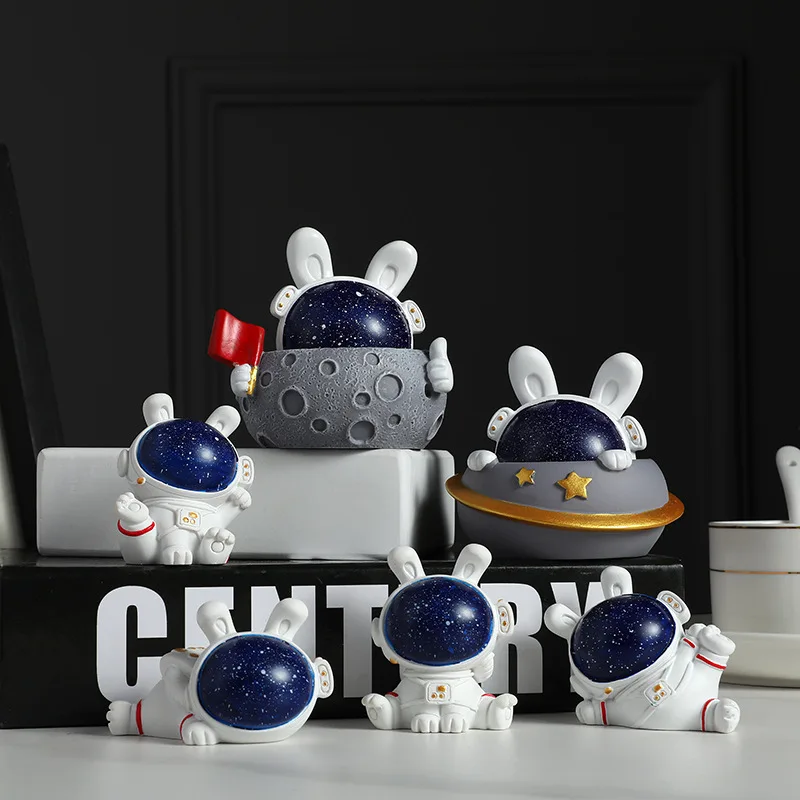 Astronaut Starry Rabbit Ornaments Little Astronaut Nordic Style Modern Home Decoration Car Interior Resin Ornaments
Astronaut Starry Rabbit Ornaments Little Astronaut Nordic Style Modern Home Decoration Car Interior Resin Ornaments