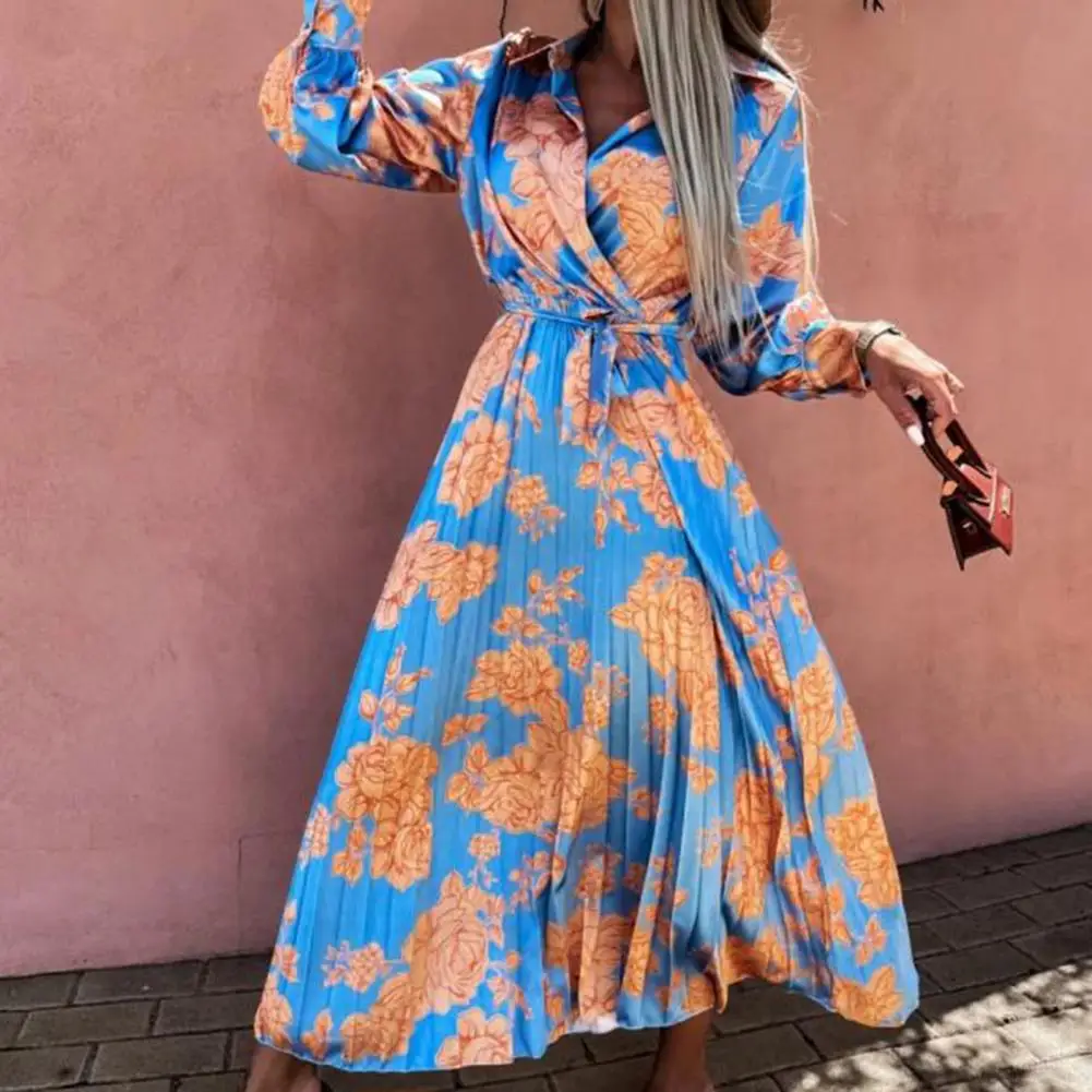 Stylish Anti-pilling Button Cuffs Vintage Flower Print Shirt Casual Long Dress Female Clothes Elegant Dress Holiday Dress
Stylish Anti-pilling Button Cuffs Vintage Flower Print Shirt Casual Long Dress Female Clothes Elegant Dress Holiday Dress