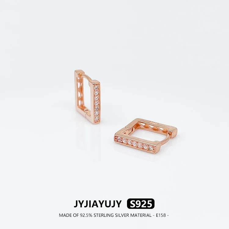 JYJIAYUJY 100% Sterling Silver S925 Hoop Square-Cut Earring with Zirconia Accents Hypoallergenic Jewelry Gift Daily E158
JYJIAYUJY 100% Sterling Silver S925 Hoop Square-Cut Earring with Zirconia Accents Hypoallergenic Jewelry Gift Daily E158