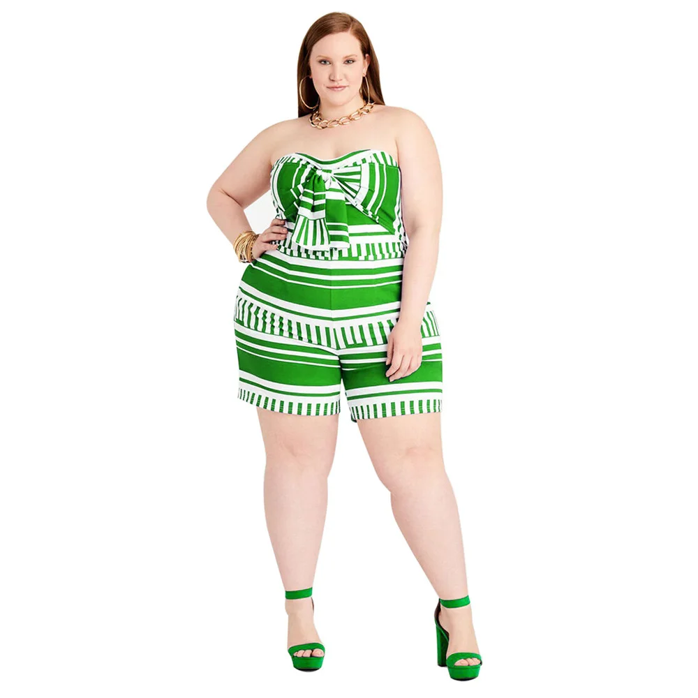 Plus Size Sexy Jumpsuit Women Bodycon Stretch Striped Bodyduit Off Shoulder Summer Romper Club Outfits Wholesale Dropshipping
Plus Size Sexy Jumpsuit Women Bodycon Stretch Striped Bodyduit Off Shoulder Summer Romper Club Outfits Wholesale Dropshipping