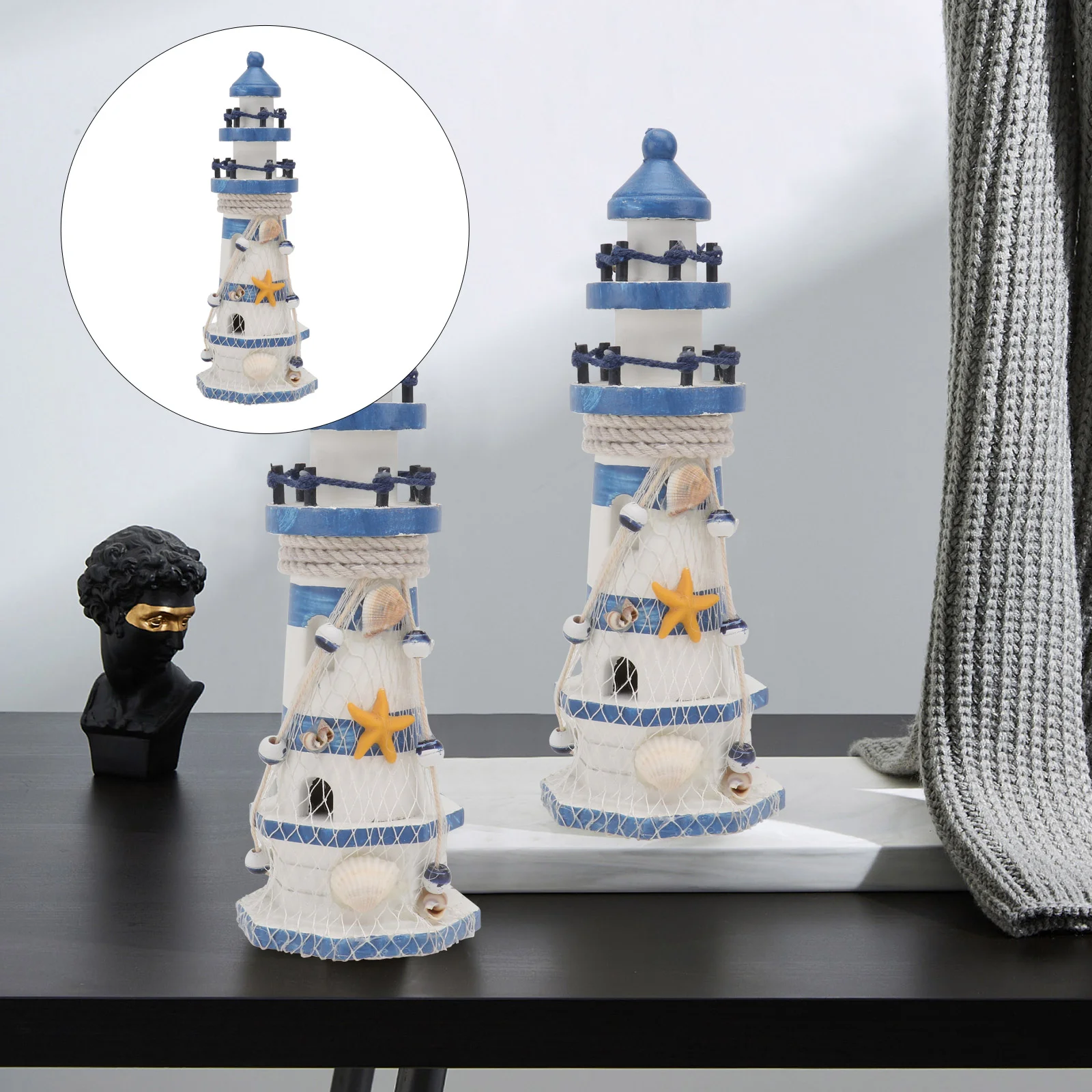 Mediterranean Sea Lighthouse Decoration Home Furnishing Articles Wooden Lighthouse Handcrafts Size 23
Mediterranean Sea Lighthouse Decoration Home Furnishing Articles Wooden Lighthouse Handcrafts Size 23