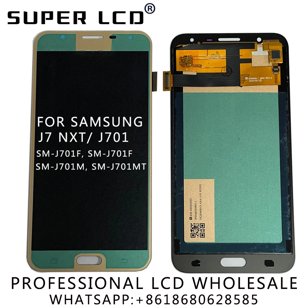 For Samsung Galaxy J7 Nxt J701 J701F J701M Replacement Mobile Phone LCD Display Touch Digitizer Screen Assembly
For Samsung Galaxy J7 Nxt J701 J701F J701M Replacement Mobile Phone LCD Display Touch Digitizer Screen Assembly