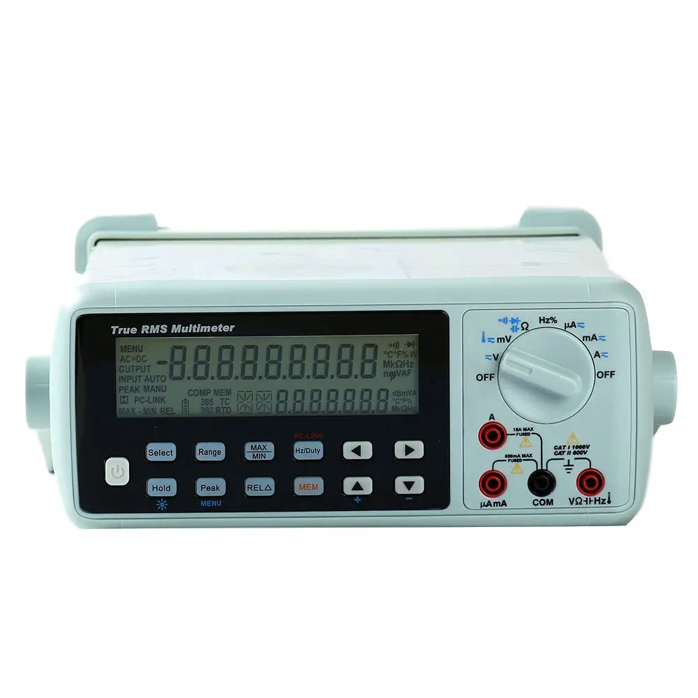 4 1/2 bench type digital multimeter, True RMS multimeter same to Mastech MS8040 with RS232 interface
4 1/2 bench type digital multimeter, True RMS multimeter same to Mastech MS8040 with RS232 interface