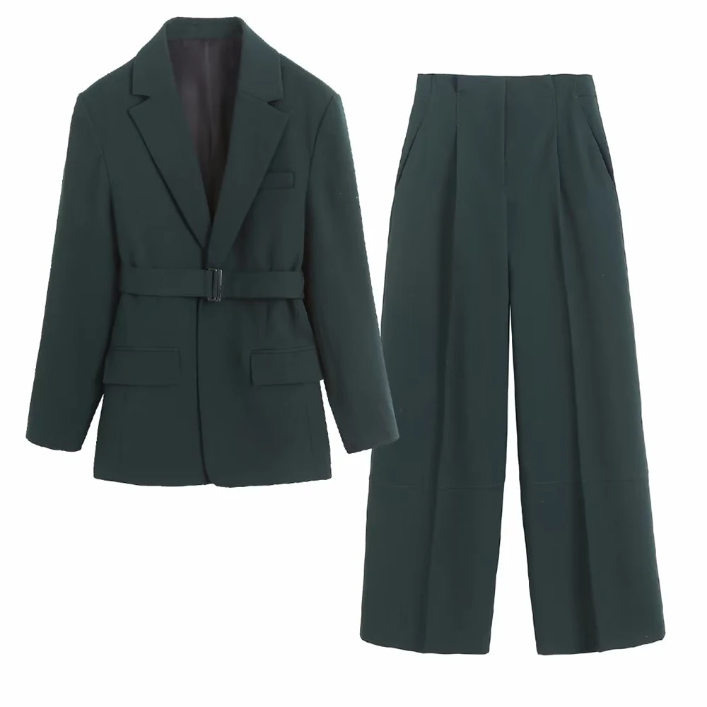 PB&ZA Women's Blazer Suits Casual Vintage Long Sleeve Blazer Belt Loose Coat Solid Chic Jacket Stylish Female Clothing
PB&ZA Women's Blazer Suits Casual Vintage Long Sleeve Blazer Belt Loose Coat Solid Chic Jacket Stylish Female Clothing
