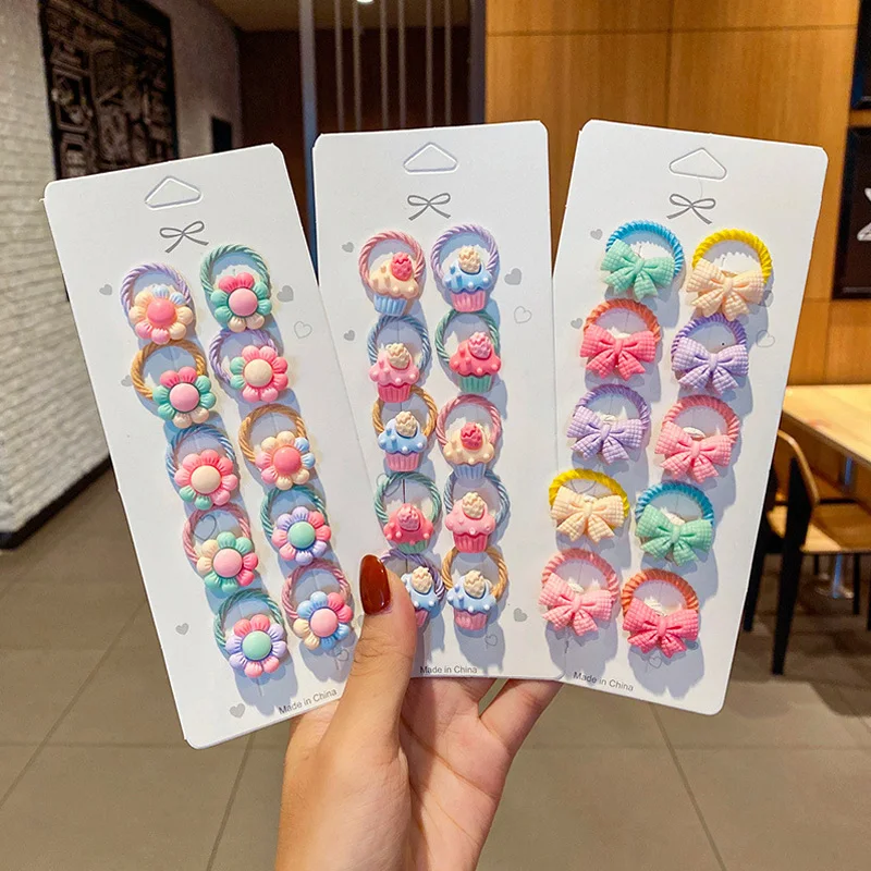 10PCS/Set Girls Cute Cartoon Aniamls Flowers Small Elastic Hair Bands Children lovely Hair Tie Rubber Bands Kid Hair Accessories
10PCS/Set Girls Cute Cartoon Aniamls Flowers Small Elastic Hair Bands Children lovely Hair Tie Rubber Bands Kid Hair Accessories