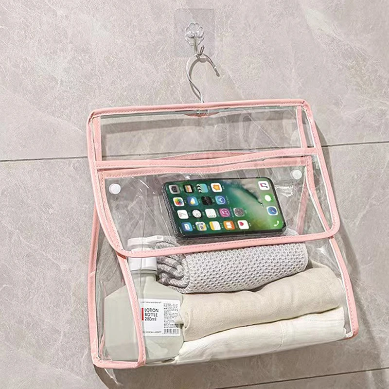 PVC Waterproof Hanging Makeup Bag Wall Hanging Organizer Storage Bag Bathroom Shower Accessories Towel Clothes Organizer
PVC Waterproof Hanging Makeup Bag Wall Hanging Organizer Storage Bag Bathroom Shower Accessories Towel Clothes Organizer
