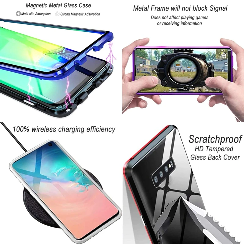 360 Magnetic Metal Double Sided Glass Case For Samsung Galaxy A51 A31 A23 A12 A32 M31 S23 S21 A71 A33 A52 A72 M32 S22 A53 Cover
360 Magnetic Metal Double Sided Glass Case For Samsung Galaxy A51 A31 A23 A12 A32 M31 S23 S21 A71 A33 A52 A72 M32 S22 A53 Cover