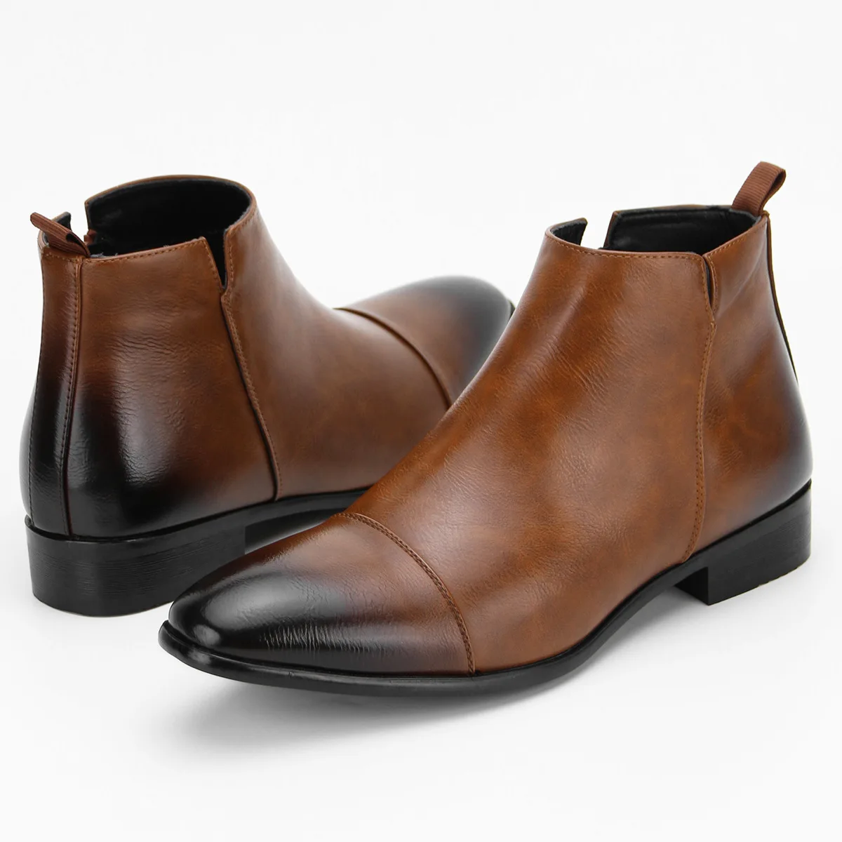 Men's Classic Retro Patina Chelsea Boots Men British Fashion Leather Ankle Boot Mens Casual Short Boots Shoes Plus Sizes
Men's Classic Retro Patina Chelsea Boots Men British Fashion Leather Ankle Boot Mens Casual Short Boots Shoes Plus Sizes