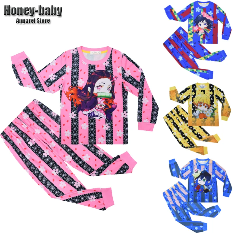 Girls Boys Anime Cartoon Demon Slayer Pajamas 3D Print Long Sleeves Top with Pants Sleeping Clothes Set Kids Casual Home Wearing
Girls Boys Anime Cartoon Demon Slayer Pajamas 3D Print Long Sleeves Top with Pants Sleeping Clothes Set Kids Casual Home Wearing